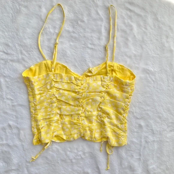 NWT Red Dress Boutique Yellow Floral Print Two Piece Set in Size Small - Picture 7 of 16